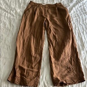 H&M Linen Blend Trousers